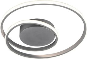 TRIO R62911187 ZIBAL Modern LED Mennyezeti Lámpa Ezüst LED IP20