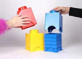 Tárolódoboz, szögletes, LEGO, kék (L40011731)