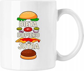 Bögre Diéta csak holnaptól Fehér 330ml