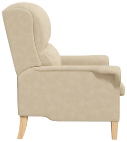 Krém Karosszék Krém Szövet és Fa Standard Ergonomikus