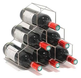 Szürke borospalack tartó - Compactor