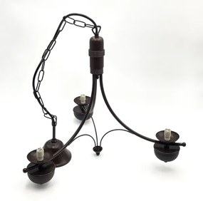 Brilagi - LED Csillár láncon COTTAGE 3xG9/40W/230V tölgy/fehér