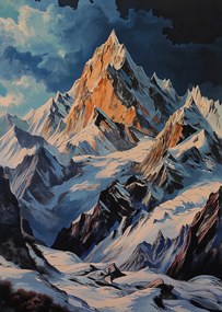 Poszter 64x90cm Hegyek Fenség Pillanatok