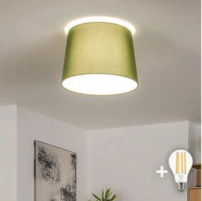 Brilagi - CERIA LED felületre szerelt csillár 1xE27/40W/230V, Ø 30 cm, zöld