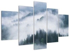 Kép - Fák a ködben (150x105 cm)