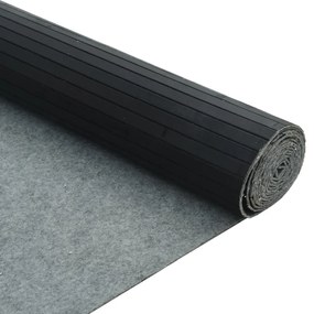 fekete bambusz térelválasztó 165 x 400 cm
