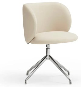 Bézs kárpitozott étkezőfotel Mogi – Teulat