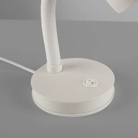 JUST LIGHT. 11080-16 - Rugalmas asztali lámpa FLEXI 1xE27/25W/230V fehér