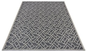 Sötétszürke kültéri szőnyeg 76x150 cm Clyde Eru – Hanse Home