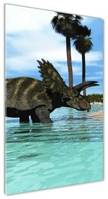 Üvegkép Dinoszauruszok a strandon osv-33738049