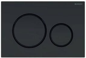 Geberit Sigma20 - Sigma20 vezérlőgomb, matt fekete / fekete, 115.882.16.1