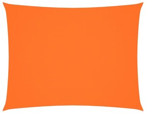 narancssárga téglalap alakú oxford-szövet napvitorla 3 x 4,5 m