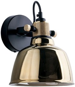 Nowodvorski Lighting Amalfi oldalfali lámpa 1x25 W fekete 9155