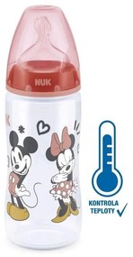 Baba tanuló itatópohár NUK Disney Mickey hőmérséklet jelzővel 300 ml piros