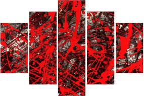 Kép - kifejező absztrakciók (150x105 cm)