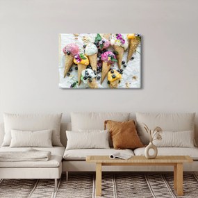 Fagylaltok képe (90x60 cm)