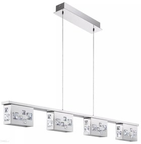 Eglo 94293 - TRESANA LED kábelen függesztett csillár 4xLED/5,8W/230V