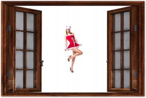 Poszterek 60x40 Mikulás Hópehely