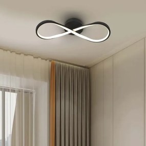 LED Mennyezeti lámpa LED/24W/230V 3000K fekete