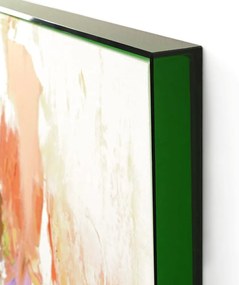 Kép kézzel festett részletekkel 102x102 cm Confidential Green – Malerifabrikken