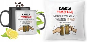 Kamilia Varázsbögre Nyomtatott párna szett fényképpel