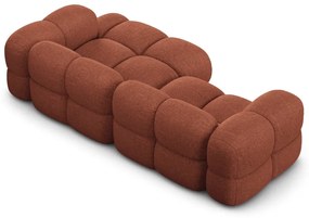 Téglavörös sarokkanapé (jobb oldali-heverő résszel) Loretto – Cosmopolitan Design