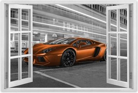 Poszterek 90x60 Narancssárga autó