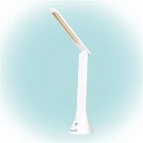 Asztali lámpa, LED, szabályozható, USB, HOME, fehér (VLMLA3)