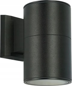 Kültéri kerti fali lámpa fekete felül vagy alul 19 cm IP54 Su-ma