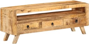 vidaXL tömör mangófa TV-szekrény 110 x 30 x 40 cm