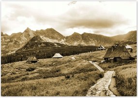 Poszterek 100x70 Tátra Lengyel hegyek Kilátás