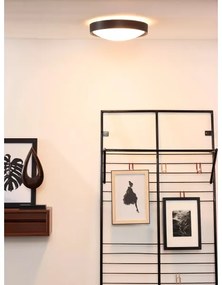 Lucide 08109/02/30 - LEX mennyezeti lámpa 2xE27/9W/230V fekete