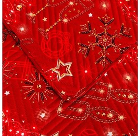 Ágytakaró CHRISTMAS MAGIC, piros Méret: 200 x 220 cm