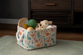 Dínós tároló doboz 26 x 36 x 20 cm - m méret