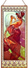 Alfons Mucha - Étoile polaire üvegkép, falikép