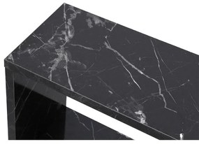 Kis asztal Life - Fekete, Marble