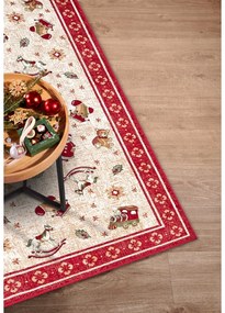 Piros pamutkeverék szőnyeg karácsonyi mintával 160x230 cm Toy's Delight Red Christmas – Villeroy&amp;Boch