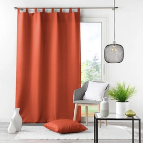 Téglavörös függöny 140x260 cm Essentiel – douceur d'intérieur