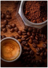 Poszterek 70x100 Natúr kávé