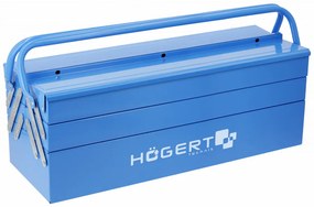 Szerszám Högert Tároló, szerszámosláda, fém, 530x205x220mm