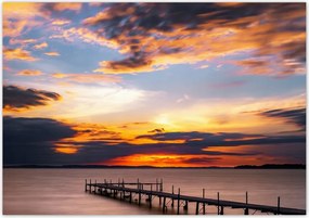 Poszterek 100x70 Nyugati tó móló