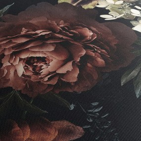 Kép - sötét virágok (90x60 cm)