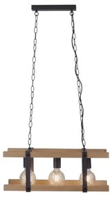 Leuchten Direkt 15683-79 - Csillár láncon EDITH 3xE27/60W/230V