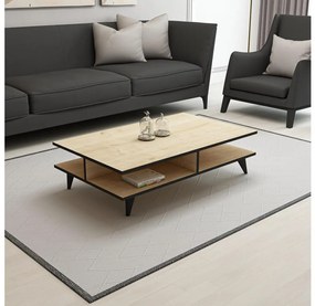 DIAMOND dohányzóasztal barna/fekete színben