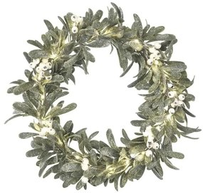 LED-es karácsonyi koszorú 25xLED/3xAA átmérő 35 cm