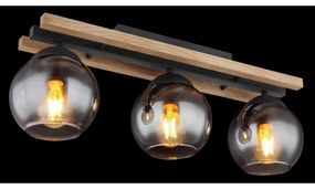 Globo 15569-3DW - Felületre szerelhető csillár CONNI 3xE27/25W/230V