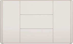 Elivo komód 150 cm fiókokkal - kasmír / olajozott tölgy