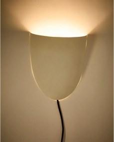 Fehér konnektorhoz csatlakoztatható fali lámpa Nibla – Kave Home