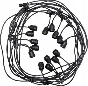 Kerti Füzér Izzó Fénylánc E27 15m