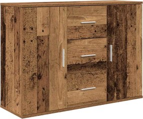 vidaXL antik fa színű szerelt fa tálalószekrény 90x29,5x65 cm